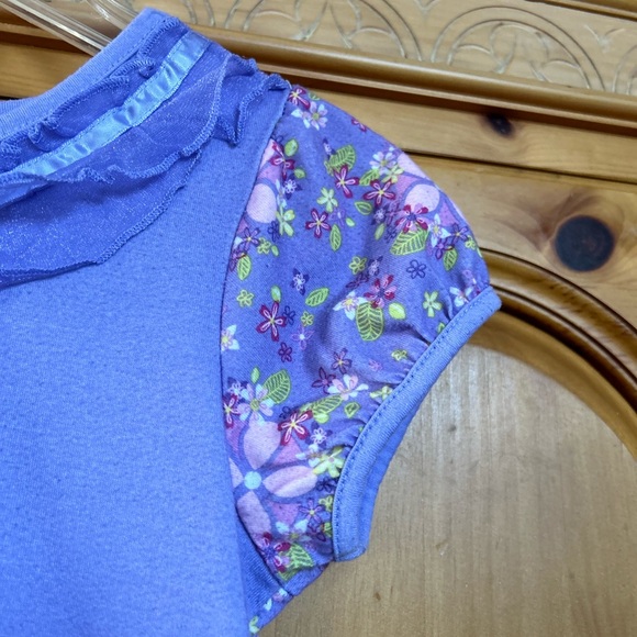 Disney store Sofia the first nightgown size 9/10 princess purple flowers horses - Picture 3 of 9